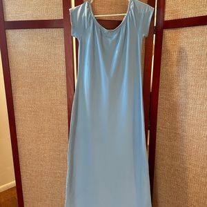 Boston proper blue maxi dress size Small